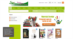 Desktop Screenshot of libreriasar.com
