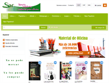 Tablet Screenshot of libreriasar.com